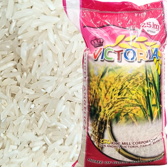 Victoria Super Angelica Rice 1 Sack | Wholesale | High-Quality (per 25kg)