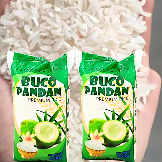 Buco Pandan Premium Rice 2 Sacks | Wholesale | High-Quality (per 2x25kg)