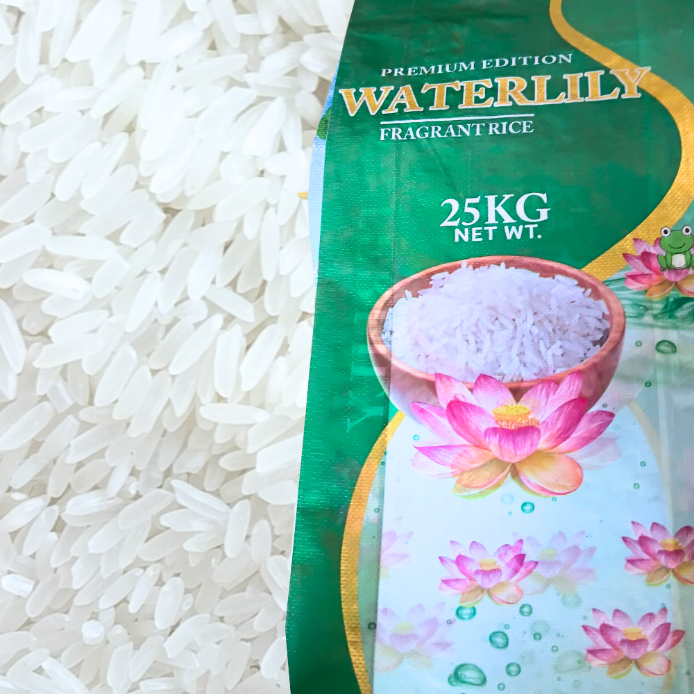 Water Lily Whole Grain Premium Rice 1 Sack | Wholesale | Premium-Quality (per 25kg)