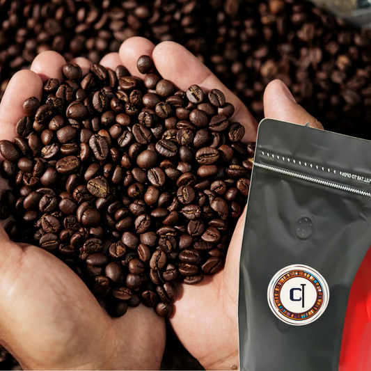 Premium Imported Vietnam Arabica Roasted Coffee Beans Dark Roast 250g bag | Wholesale | High-Quality (per 250g)